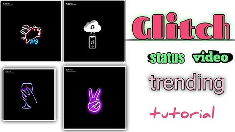 #newstatus #trending #statusediting  How to make trending Reels chromatic glitch status video |