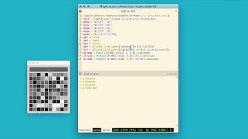 live-coding ambient music in SuperCollider