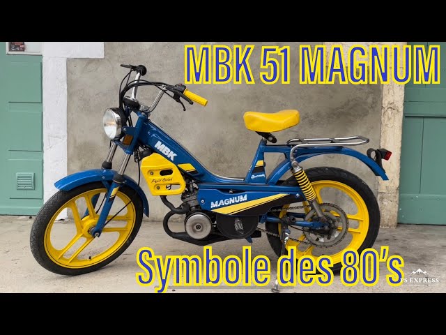 MBK 51 Magnum de 1987 à 1991 - Caractéristiques techniques - Actualités de  la mobylette par Mobylette Mag