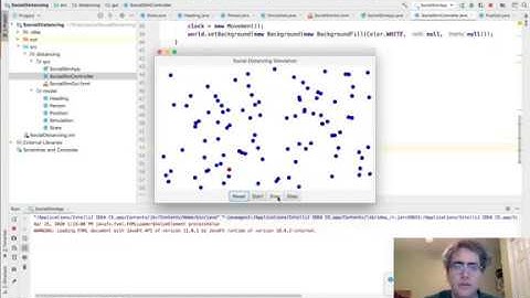 Social Distancing Simulation in JavaFX: 4 - Animation Timer, Start, and Stop