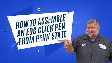 EDC click pen instructions step by step #penassembly #penmaker #penturner #turnerswarehouse