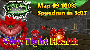 [World Record] Speed of Doom MAP 9 "Depredation" 100% (UV-Max) Speedrun in 5:07 [Doom]