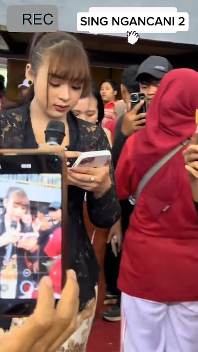 Niken Salindri's arrival at GOR Jayabaya Kediri #nikensalindry #youtubeshorts