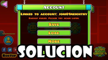 Backup Failed. Please try again later - SOLUCION !!! - JoniDash