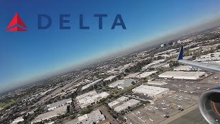 Delta Air Lines Boeing 757-200 Full Power Takeoff from John Wayne