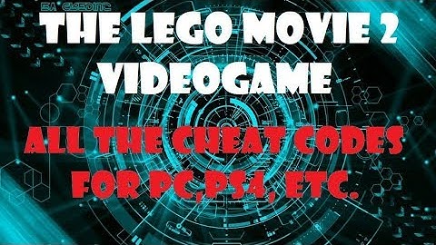 LEGO Movie 2 : The Videogame All The Cheat Codes For Pc,Ps4,Xbox-one,etc.