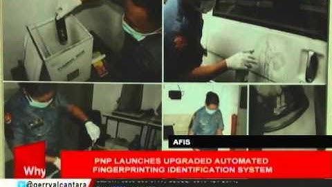 Launches upgraded automated fingerprinting identification system