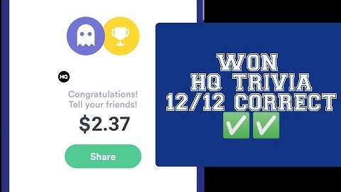 HQ TRIVIA BOT ANSWER  | 13th September 2020 | I Won HQ Trivia