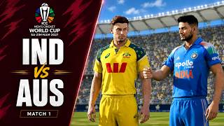 ODI WORLD CUP 2027 BEGINS! 🏆 | INDIA vs AUSTRALIA | MATCH 1 screenshot 1