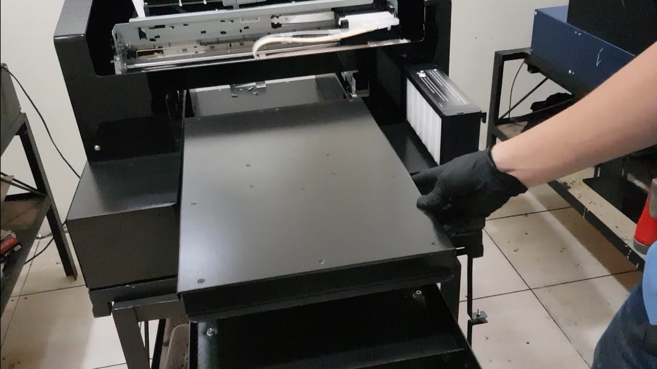 Tutorial Mesin Sablon Printer DTG Montana Hybrid Part 1