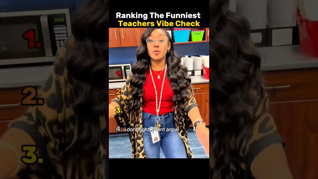 Ranking The Funniest Teachers Vibe Check Funny
