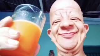 Bald Guy Drinks Orange Juice Travis Scott Version