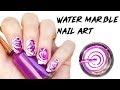 2 FARKLI YÖNTEMLE EBRULİ OJE DESENİ Nasıl Yapılır? - Water Marble Nail Art