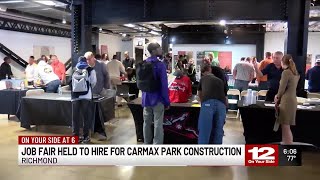 ‘Built for Richmond, by Richmond:’ Job fair hosted to recruit residents to work on CarMax Park