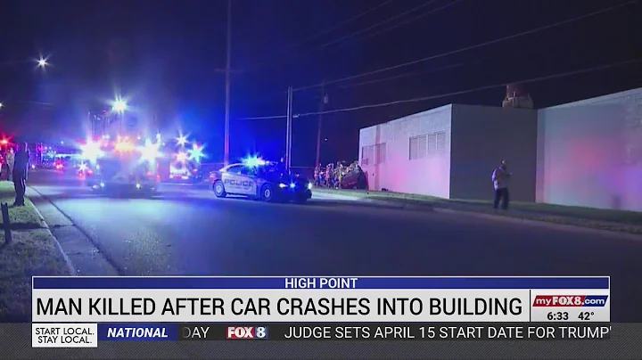 Man killed after car crashes into High Point building - DayDayNews