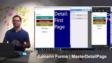 Xamarin [MasterDetailPage] تطوير تطبيقات
