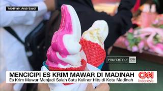 Mencicipi Es Krim Mawar di Madinah