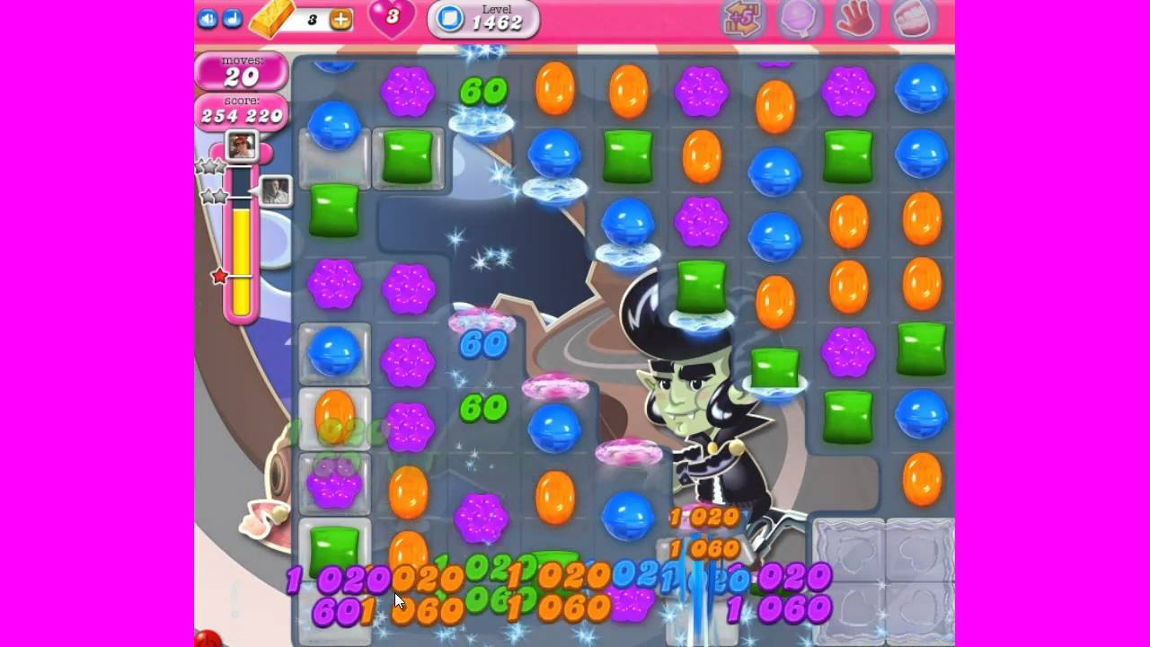 Candy Crush Saga Level 1462 - YouTube