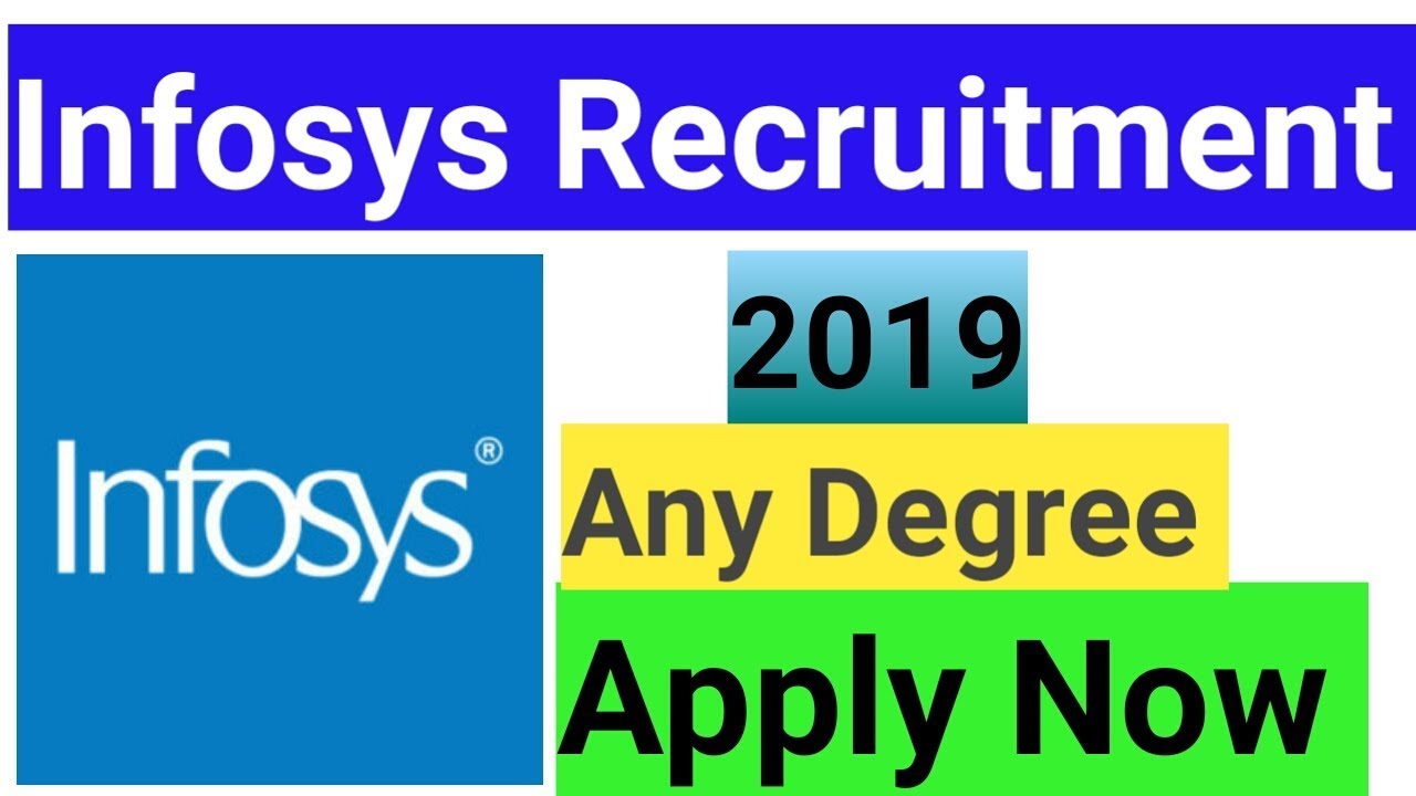 Infosys Recruitment 2019 Latest Private Job Apply Online