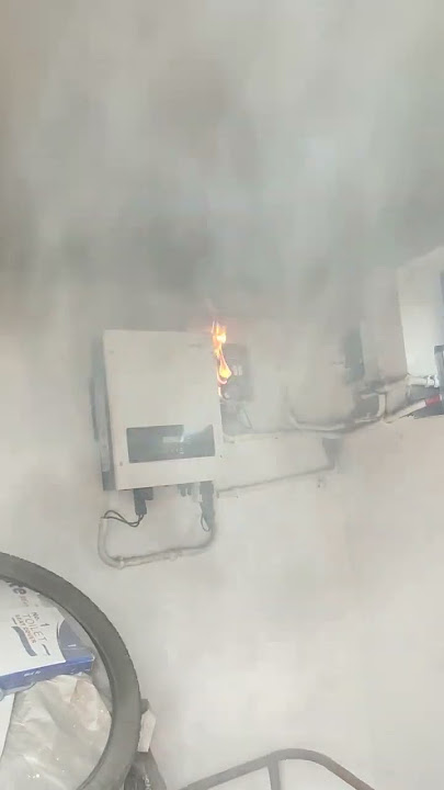 on Grid Solar system 5 kw sofar inverter fire 🔥 sparking #solar #solarsystem