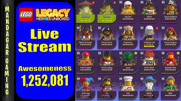 Awesomeness 1,252,081 - Lego Legacy: Heroes Unboxed