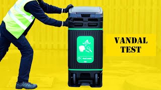 Glasdon UK | Glasdon Jubilee™ City 100 Bin Vandal Test