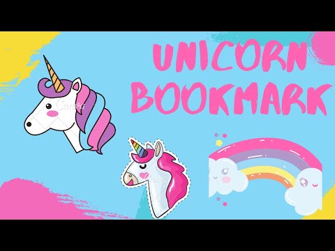 UNICORN BOOKMARK /EASY Paper Craft 🦄🦄🦄 - YouTube