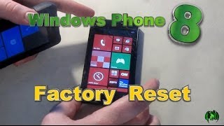 Windows Phone 8 - Factory Reset screenshot 1