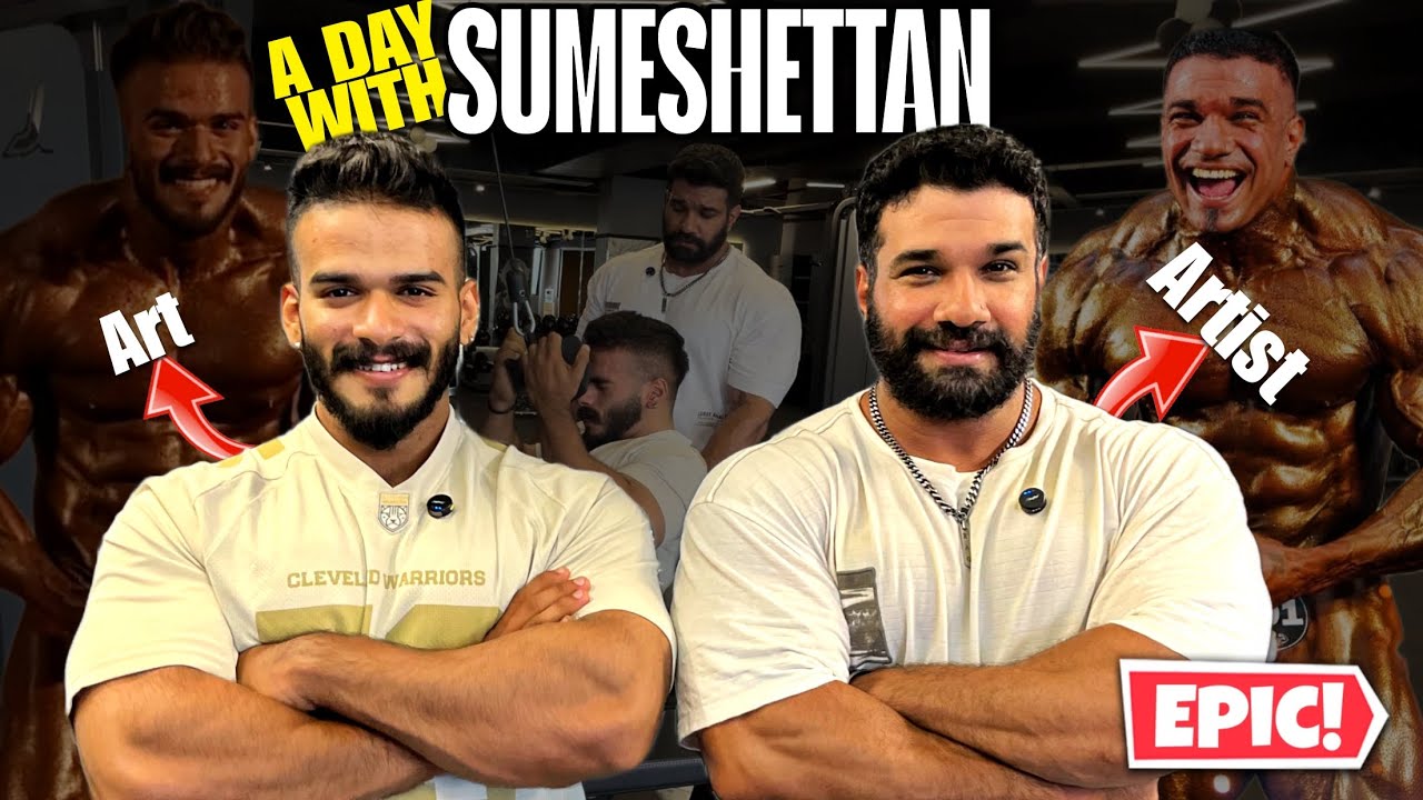 Sumesh Rao A DAY WITH SUMESHETTAN (SUMESH RAO)| INTENSE BACKWORKOUT | MY FIRST ...