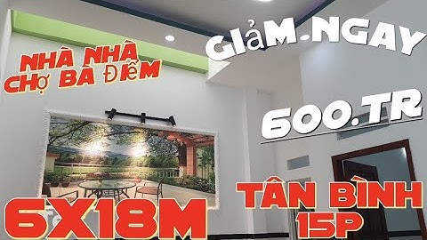 🔴Bán Tháo Nhà nhà Bà điểm Lỗ 600 triệu Ngay Chợ Phan Văn Hớn 6x18m 1.Lầu 5tỷ15.