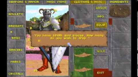 Daggerfall Walkthrough Part 22 - Unicorn Horn!