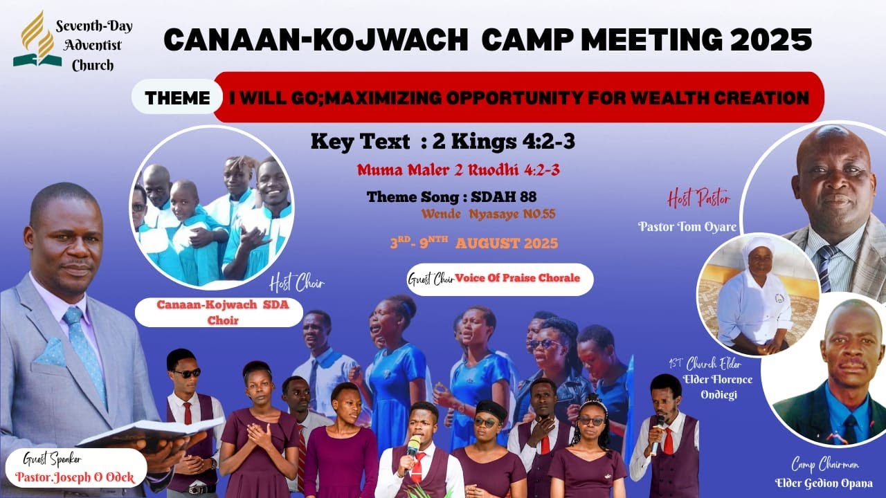 End of CANAAN - KOJWACH SDA CHURCH CAMP MEETING 2025 || 9/08/2025