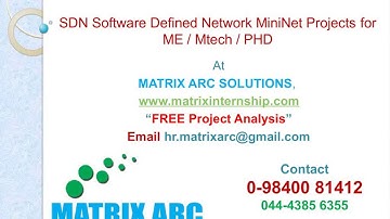 SDN Software Defined Network MiniNet Projects
