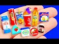 50 DIY Miniature Barbie Foods and Drinks