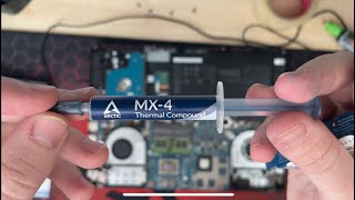 Меняю термопасту на ноутбуке ASUS TUF GAMING FX505DT (GTX 1650. 16gb. Ryzen 5)