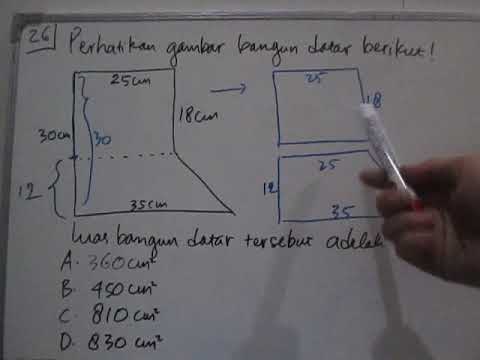 Cara Mengerjakan Luas Permukaan Gabungan  Bangun  Ruang  