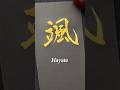 【颯】Hayate #calligraphy #書道 #漢字 #japan #習字 #handwriting #高倉紅心 #書道家 #漢字 #習字 #書道基本 #書道家高倉紅心#書道家こうしん#開運