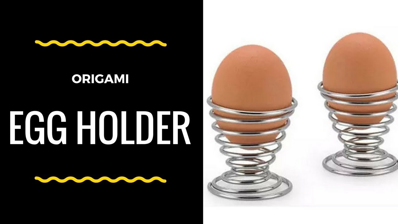 Origami Egg Holder || Paper Egg Holder