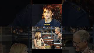Famous Daniel Radcliffe and Emma Watson's journey through time #danielradcliffe #emmawatson #harrypotter Wealth