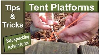 How To Attach Guy Lines To Tent Platforms Hd