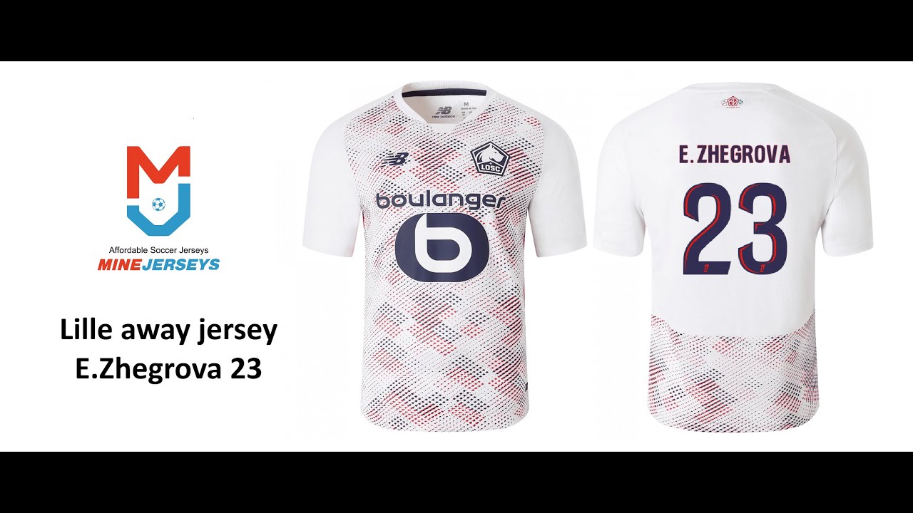 Minejerseys  Lille away jersey 2024/25 (Zhegrova 23) video review