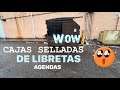 Wow cajas selladas de libretas Agendas 😳👈