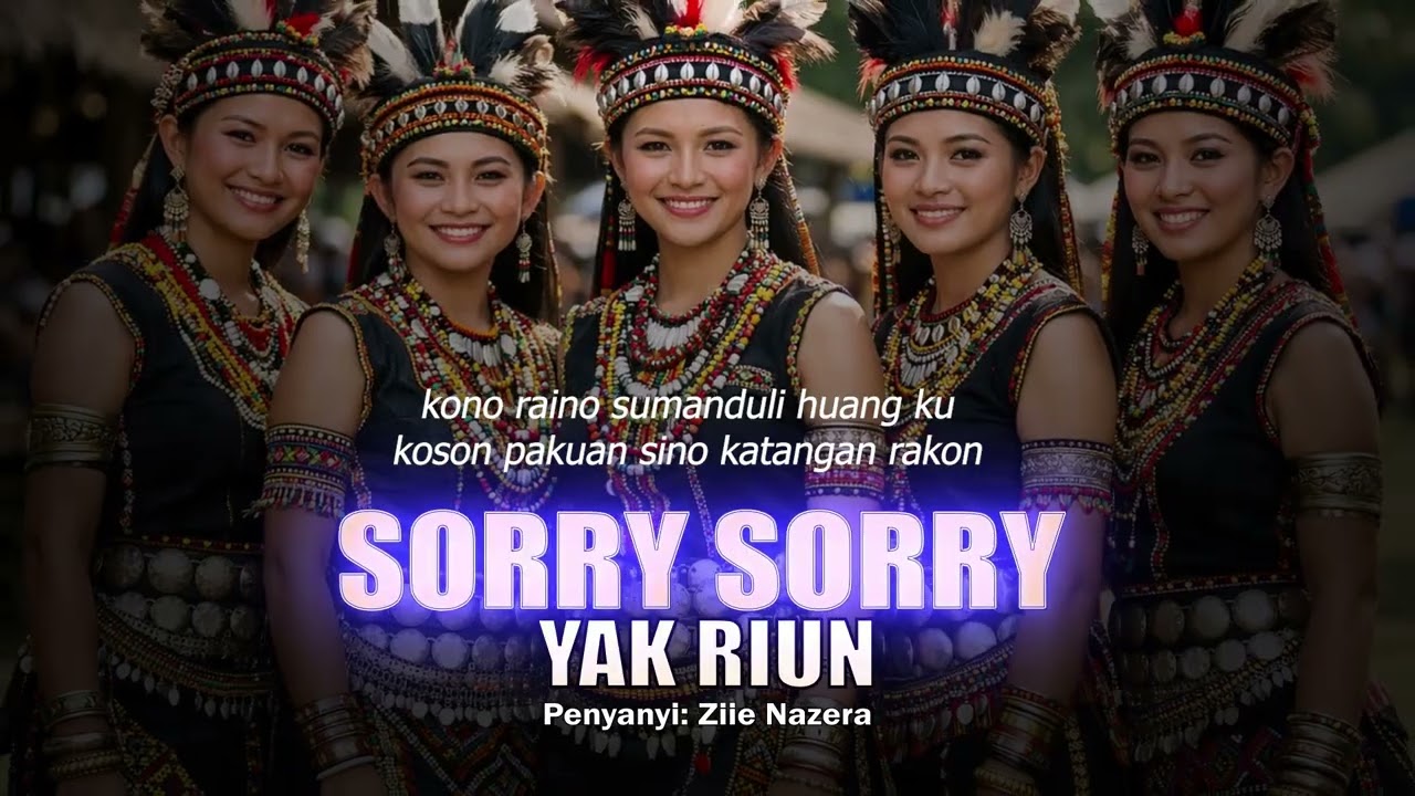 Sorry Sorry yak Riun - Ziie Nazera with lyric | Cover by NADARA