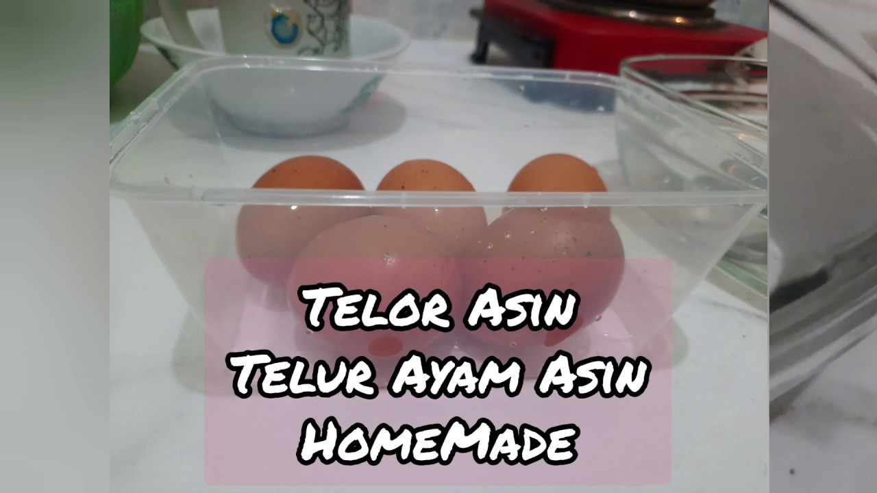 Cara Mudah Membuat Telor Asin dari Telor Ayam - YouTube