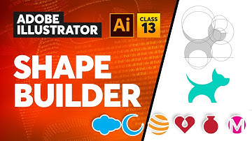 Adobe Illustrator Course | Shape Builder Tool | Class 13 Urdu / Hindi
