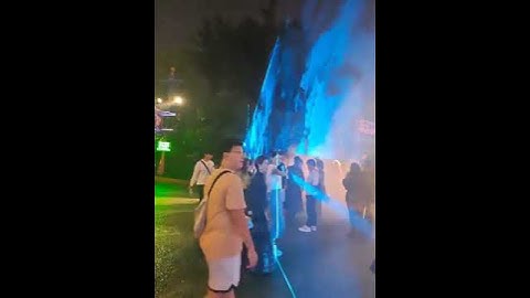 Virtual wall made using laser and smoke