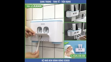 Kệ nhả kem đánh răng Ecoco.