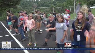 4H campers learning leadership skills in Doddridge County