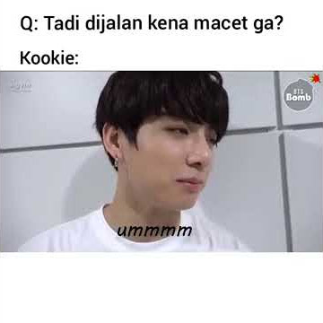 Jungkook ngomong Alhamdulillah kena macet..😂