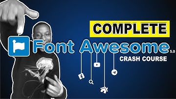 Font Awesome 6.0 Full tutorial for beginners || How to use icons on websites